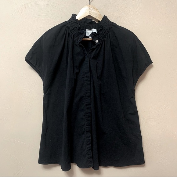 Tuckernuck Pomander Place Black Rae Blouse Size XL - Picture 2 of 11